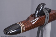 Mun Ebony Native American Flute, Minor, Mid G-4, #K15A